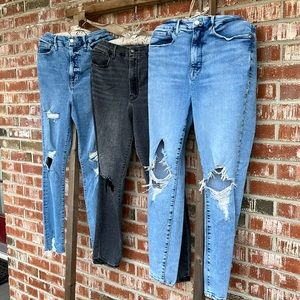 Set of 3! Good American jeans size 15 Excellent, gently worn condition.